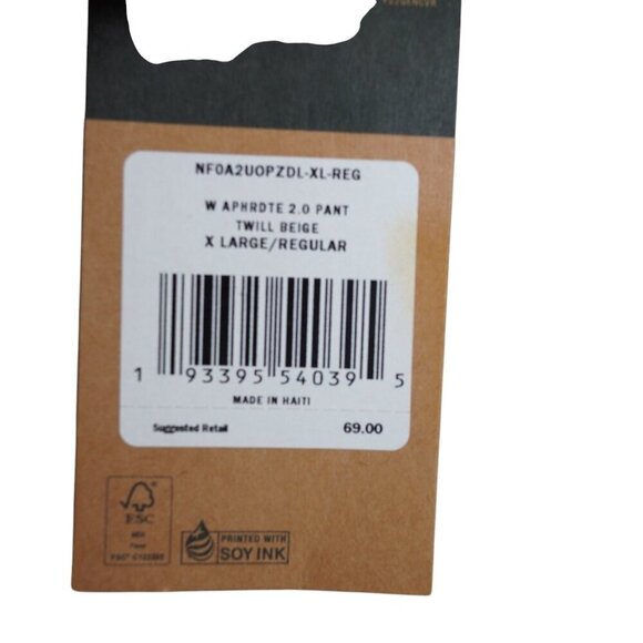 NWT The North Face Aphrodite 2.0‎ Aviator Beige Shirred Pants XL - Picture 8 of 9